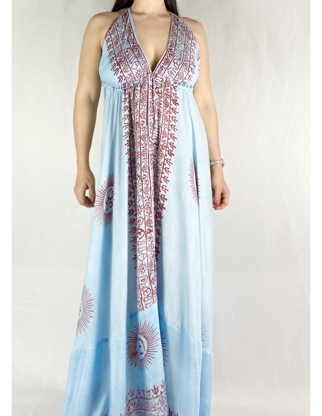 Vestido Arya, color turquesa